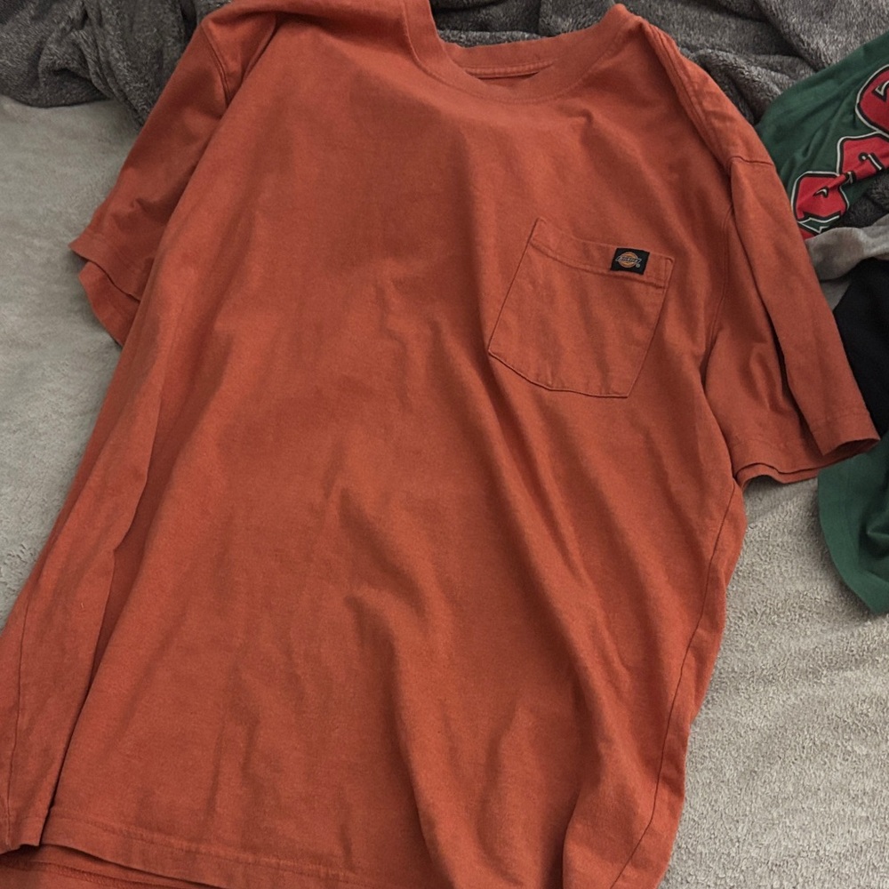 Dickies Men's Rust Short Sleeve Tee
